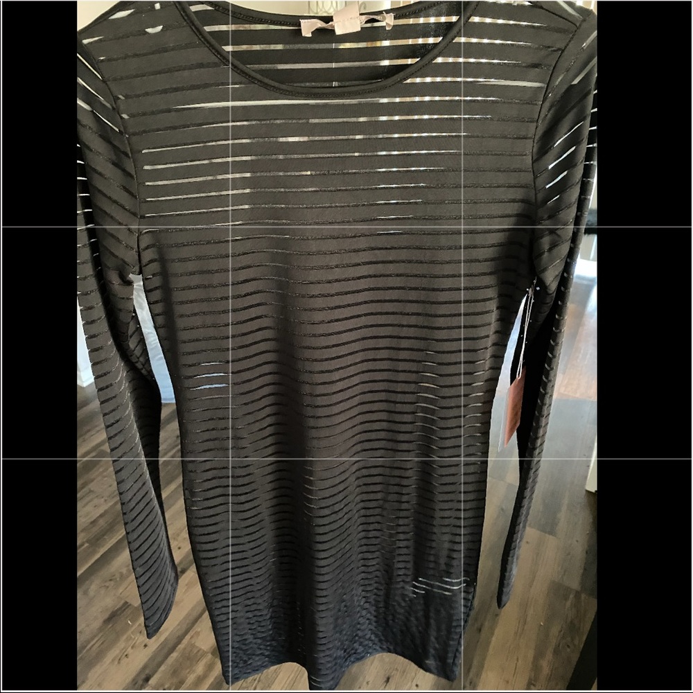 Forever 21 Strip Mesh Dress